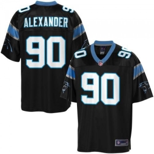 Pro Line Men's Carolina Panthers Frank Alexander Team Color Jers