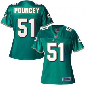 Pro Line Women's Miami Dolphins Mike Pouncey Team Color Jersey