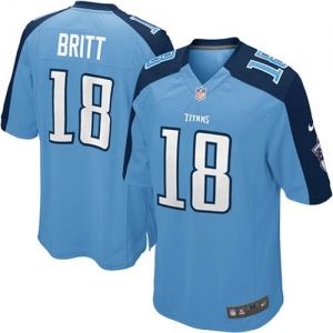 Nike Kenny Britt Tennessee Titans Youth Game Jersey - Light Blue