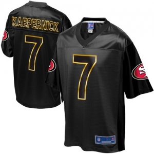 Pro Line Men's San Francisco 49ers Colin Kaepernick Black Fashio