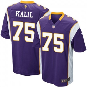 Nike Matt Kalil Minnesota Vikings Draft Game Jersey - Purple