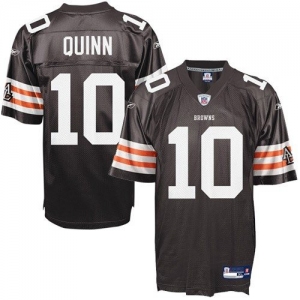 Reebok NFL Equipment Cleveland Browns #10 Brady Quinn Brown Yout