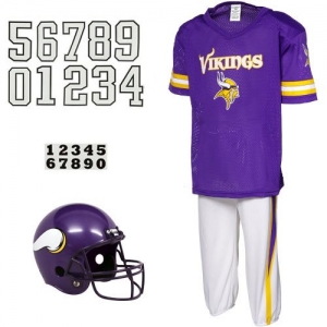 Minnesota Vikings Youth Purple Deluxe Team Uniform Set