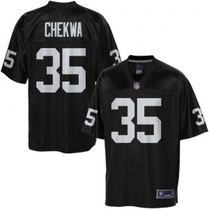 Pro Line Men's Oakland Raiders Chimdi Chekwa Team Color Jersey