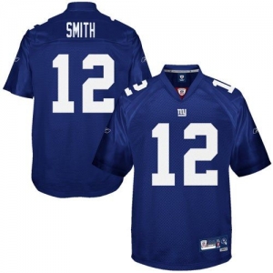 Reebok Steve Smith New York Giants Premier Jersey - Royal Blue