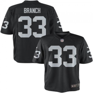 Nike Youth Oakland Raiders Tyvon Branch Team Color Game Jersey