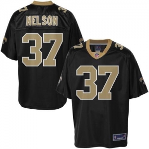 Pro Line Men's New Orleans Saints Jerico Nelson Team Color Jerse